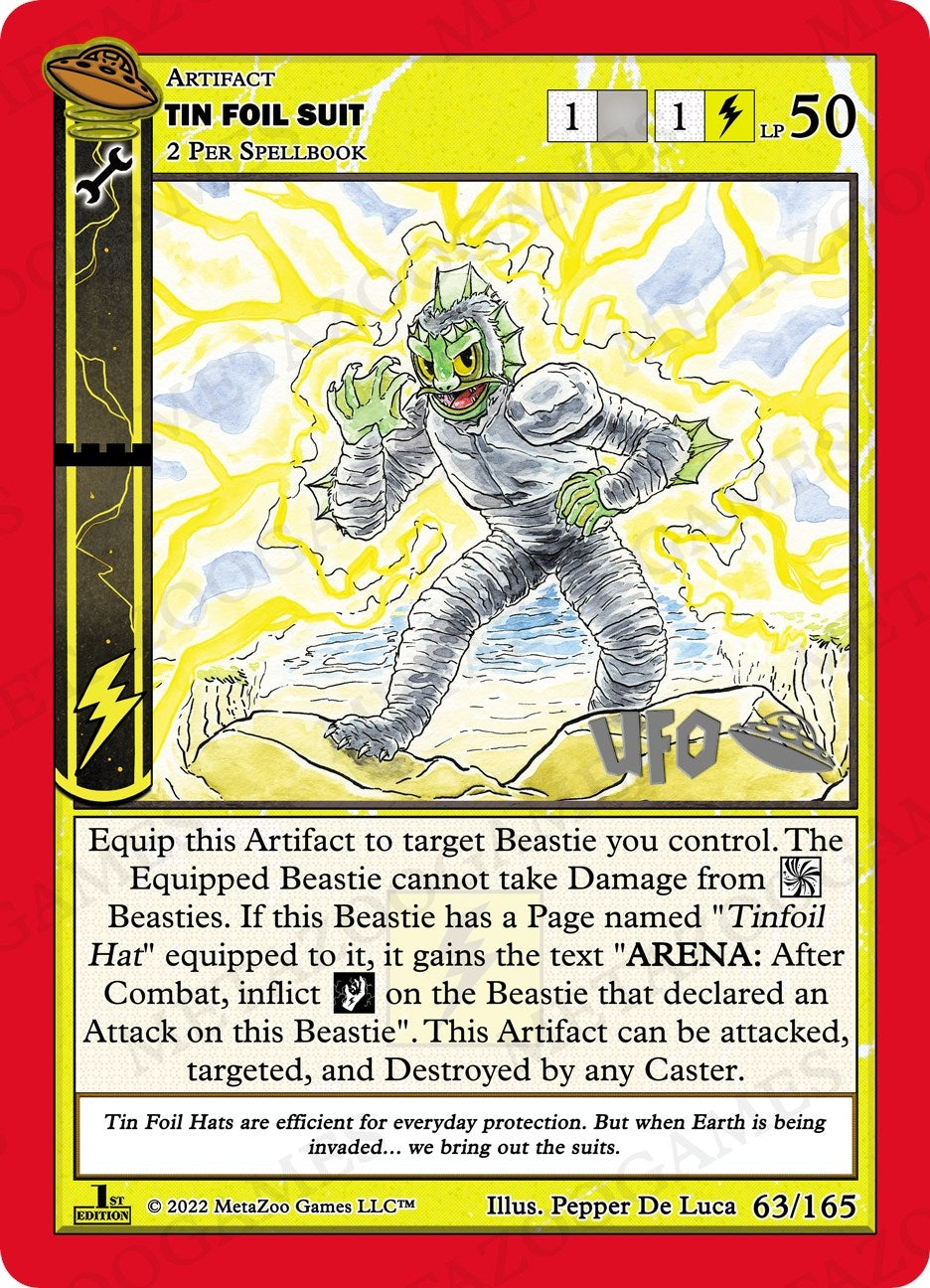 Image for Tin Foil Suit (UFO: First Edition Spoiler Pack) (063/165) - MetaZoo