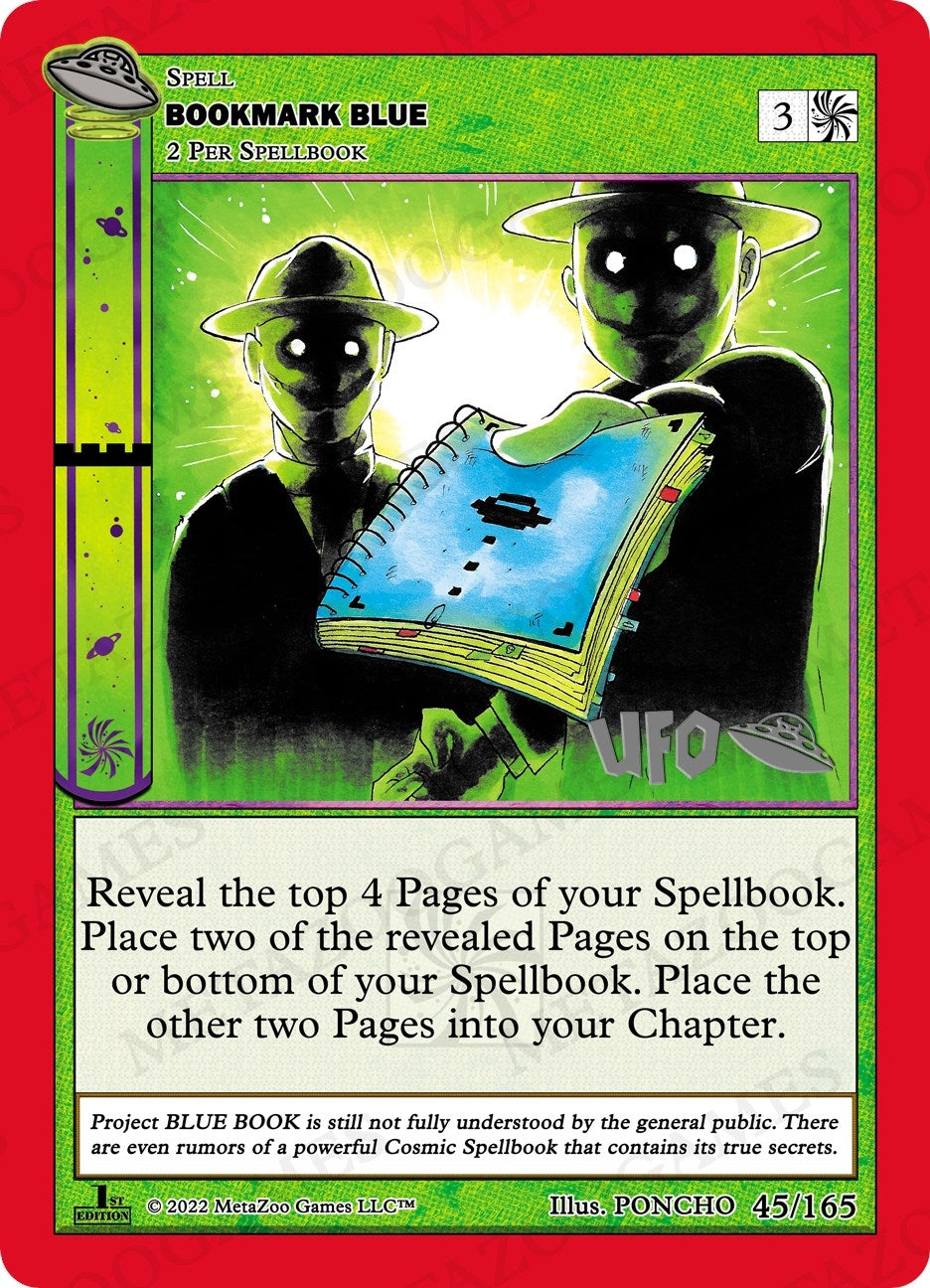 Image for Bookmark Blue (UFO: First Edition Spoiler Pack) (045/165) - MetaZoo