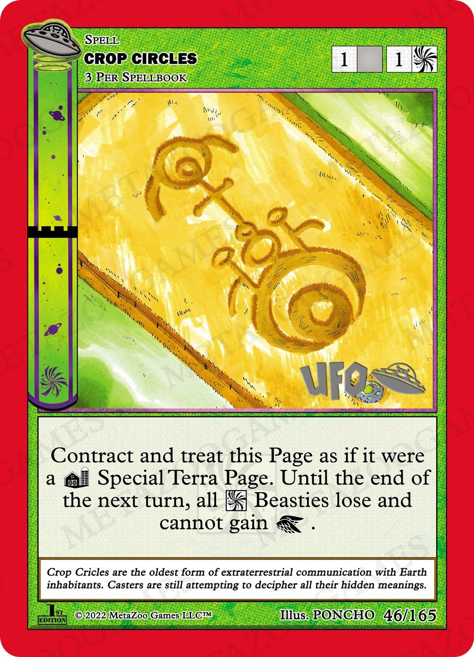 Image for Crop Circles (UFO: First Edition Spoiler Pack) (046/165) - MetaZoo