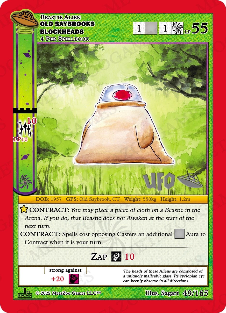 Image for Old Saybrooks Blockheads (UFO: First Edition Spoiler Pack) (049/165) - MetaZoo