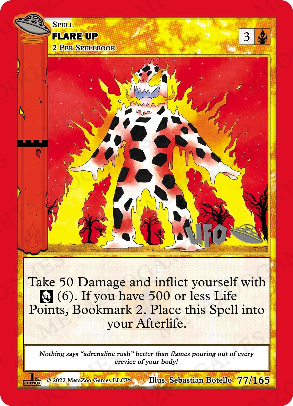 Image for Flare Up (UFO: First Edition Spoiler Pack) (077/165) - MetaZoo