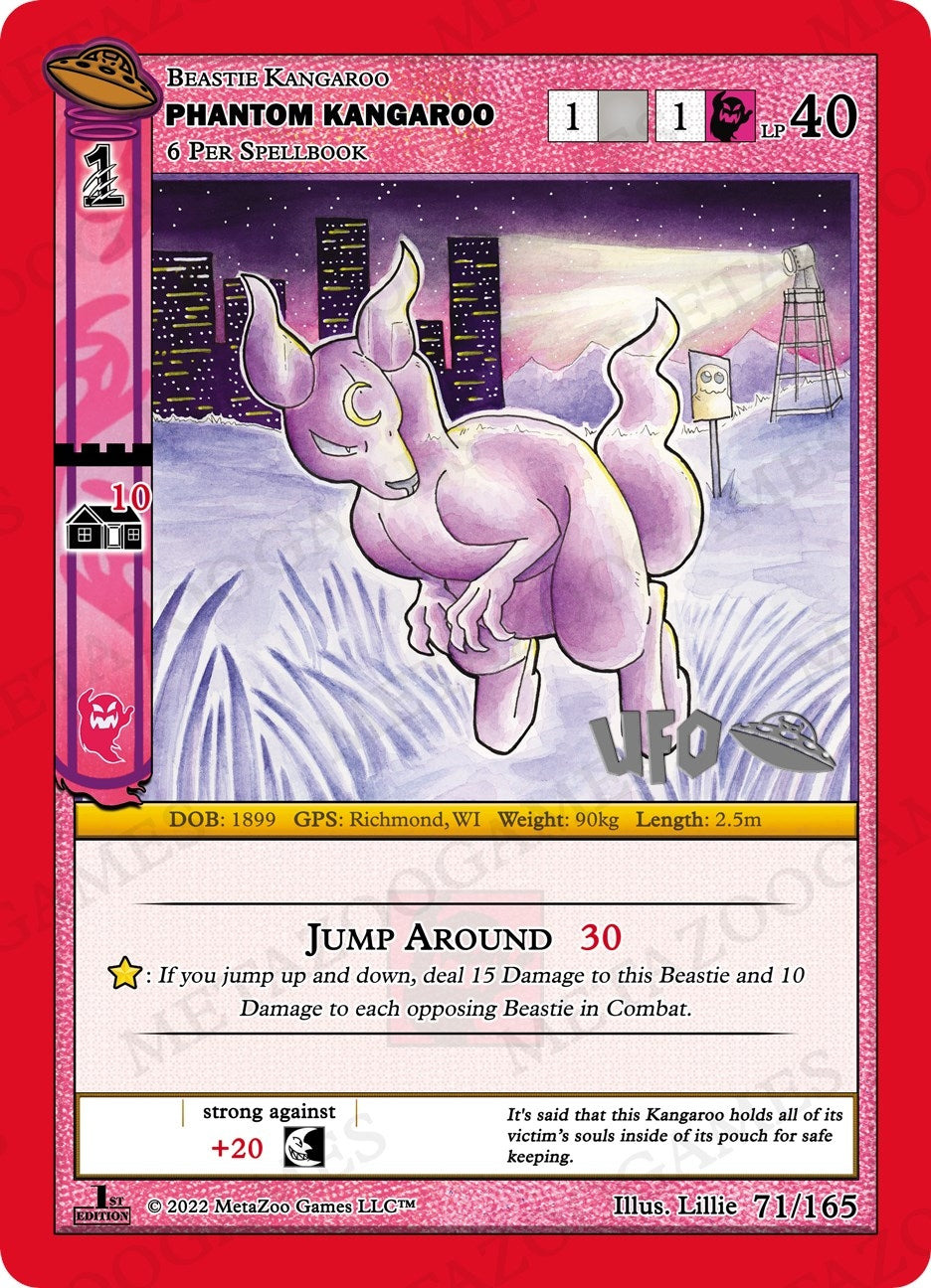 Image for Phantom Kangaroo (UFO: First Edition Spoiler Pack) (071/165) - MetaZoo