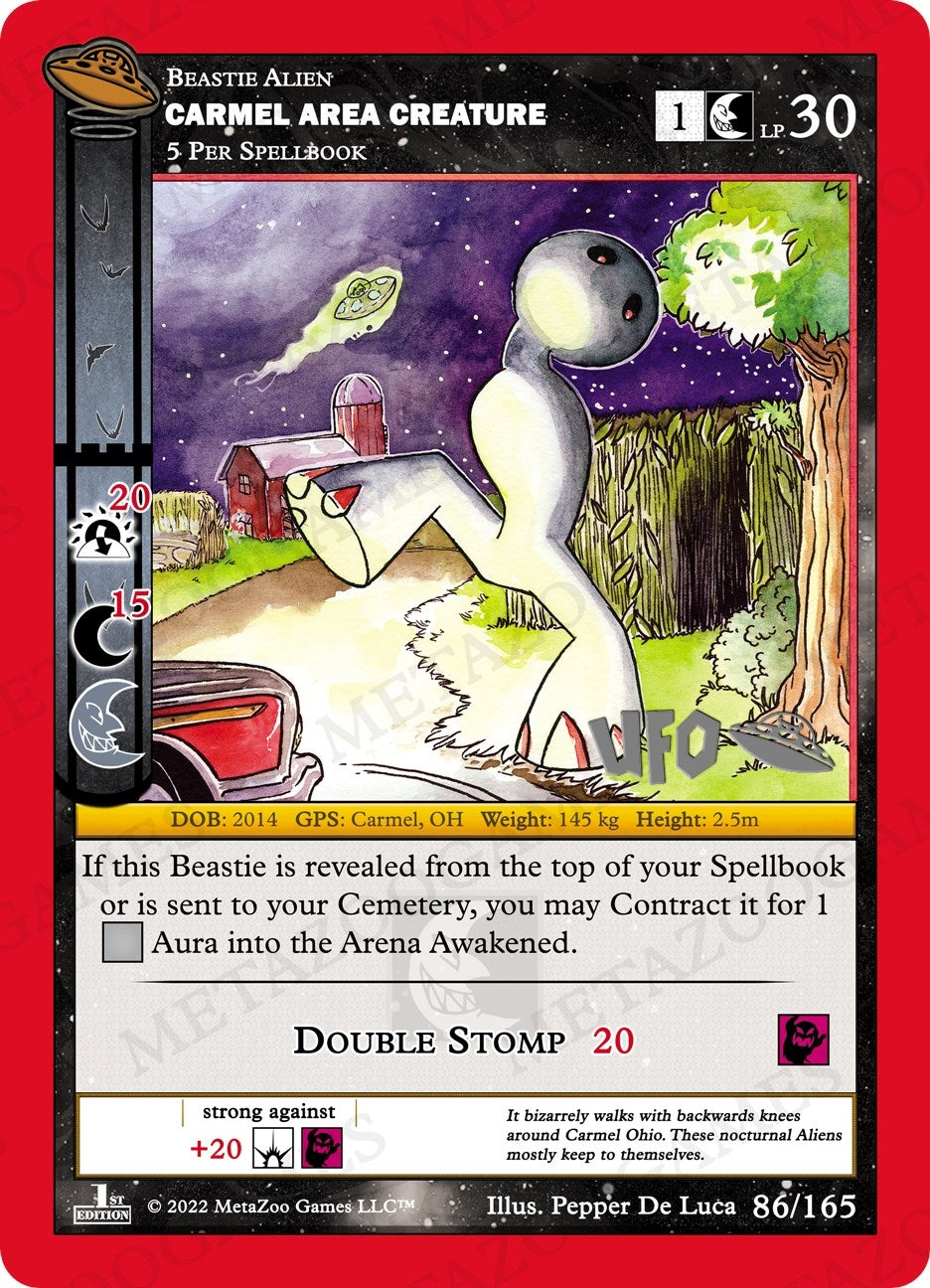 Image for Carmel Area Creature (UFO: First Edition Spoiler Pack) (086/165) - MetaZoo