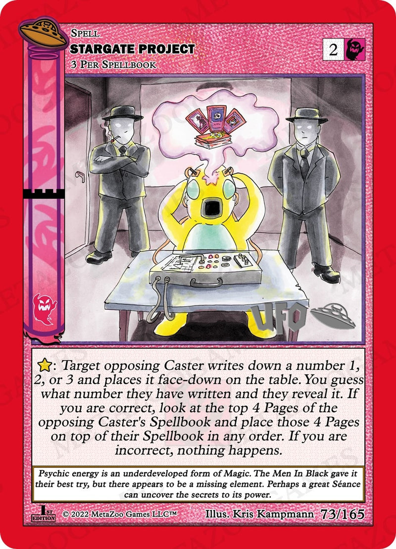 Image for Stargate Project (UFO: First Edition Spoiler Pack) (073/165) - MetaZoo