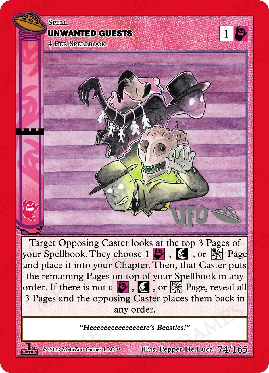 Image for Unwanted Guests (UFO: First Edition Spoiler Pack) (074/165) - MetaZoo