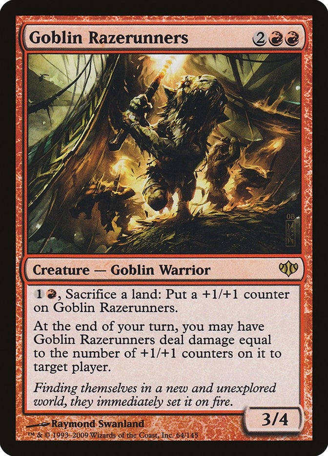 Image for Goblin Razerunners (Conflux) (64) - Magic: The Gathering