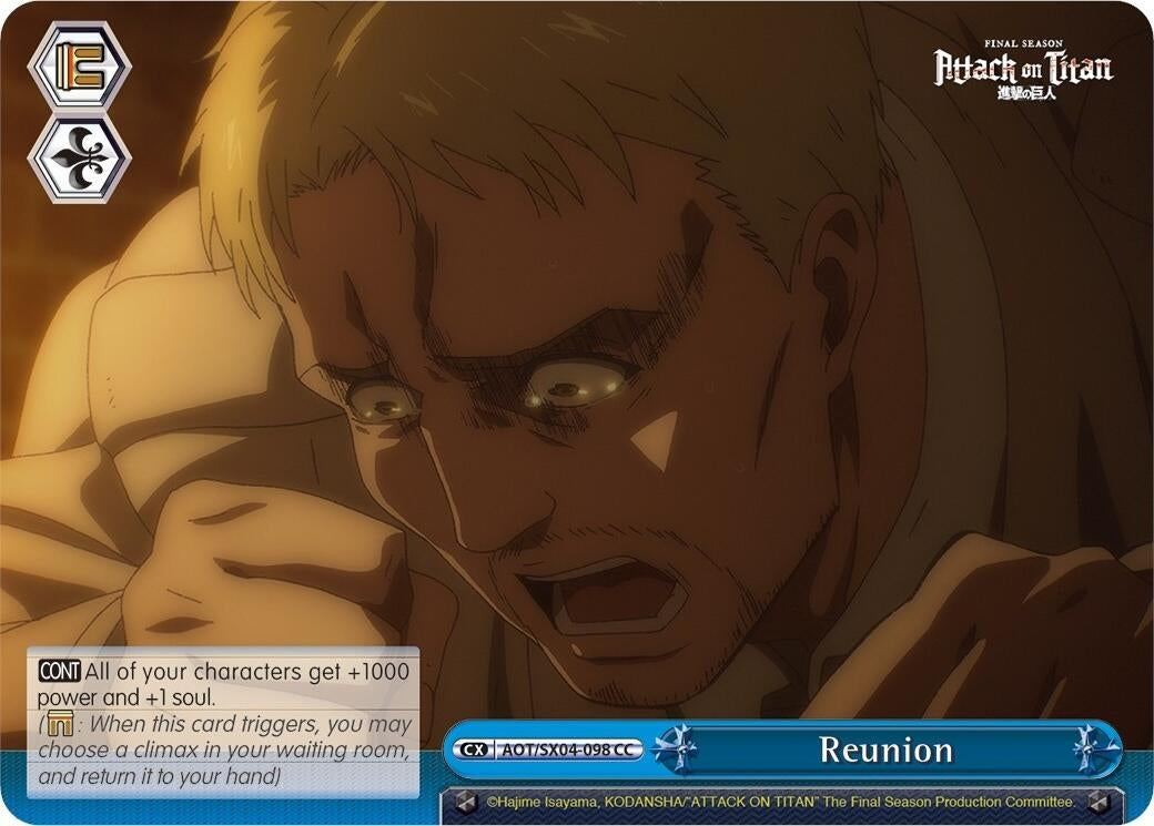 Image for Reunion (Attack On Titan: Final Season) (AOT/SX04-098 CC) - Weiss Schwarz