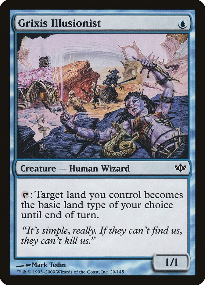 Image for Grixis Illusionist (Conflux) (29) - Magic: The Gathering