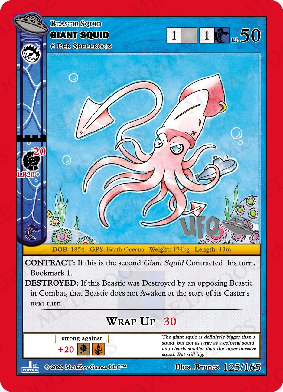 Image for Giant Squid (UFO: First Edition Spoiler Pack) (125/165) - MetaZoo