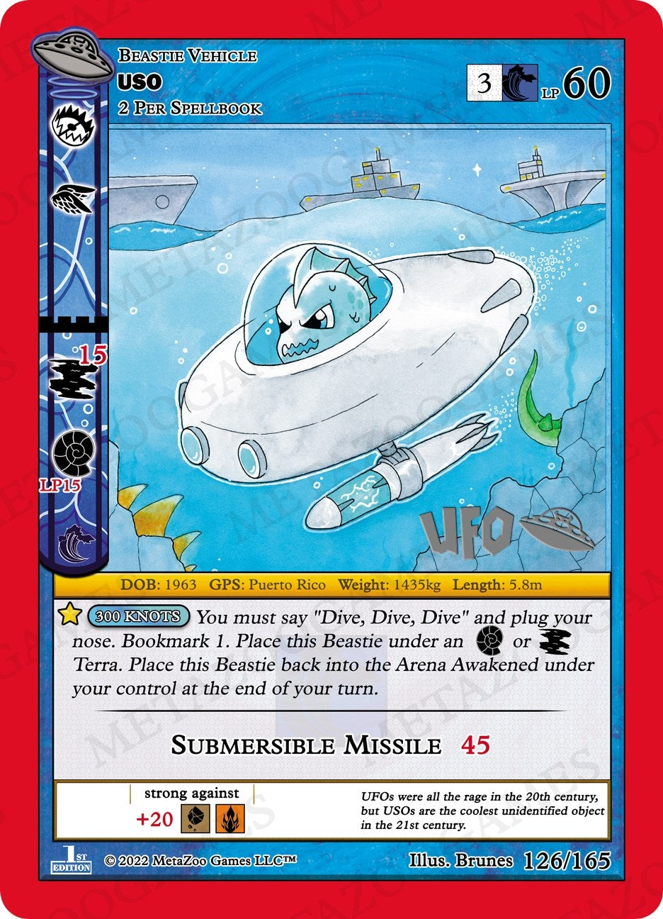 Image for USO (UFO: First Edition Spoiler Pack) (126/165) - MetaZoo