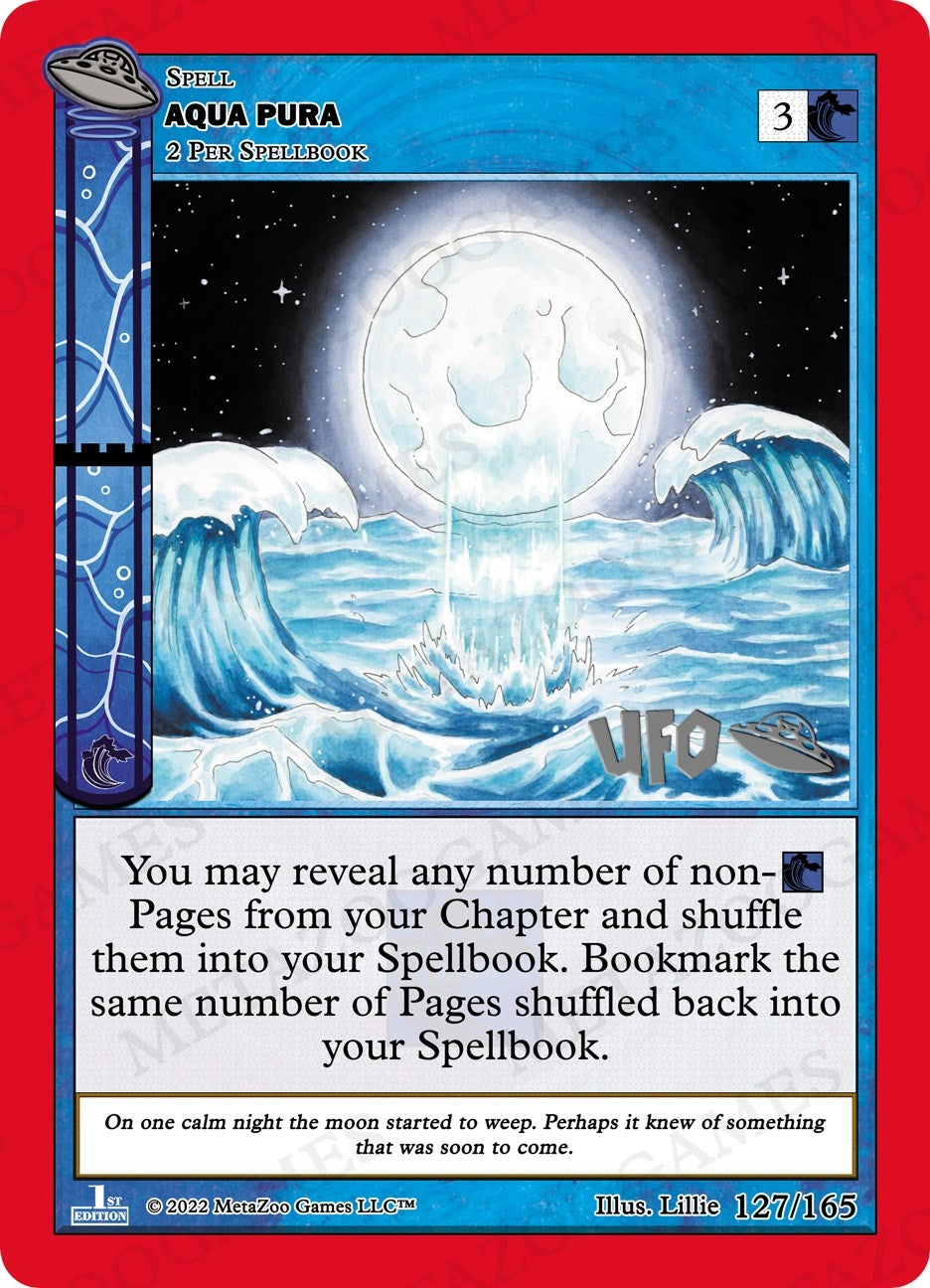 Image for Aqua Pura (UFO: First Edition Spoiler Pack) (127/165) - MetaZoo