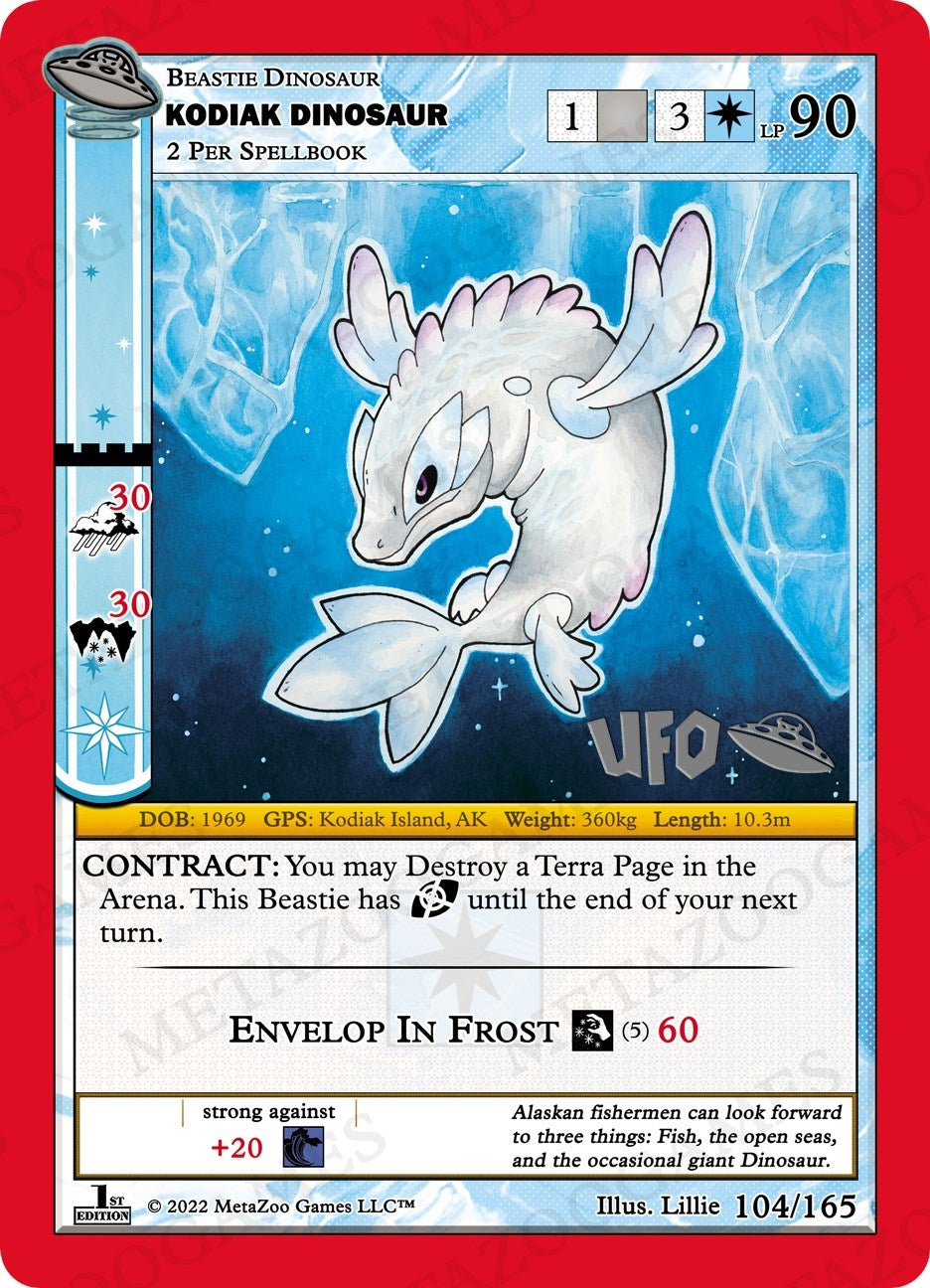 Image for Kodiak Dinosaur (UFO: First Edition Spoiler Pack) (104/165) - MetaZoo