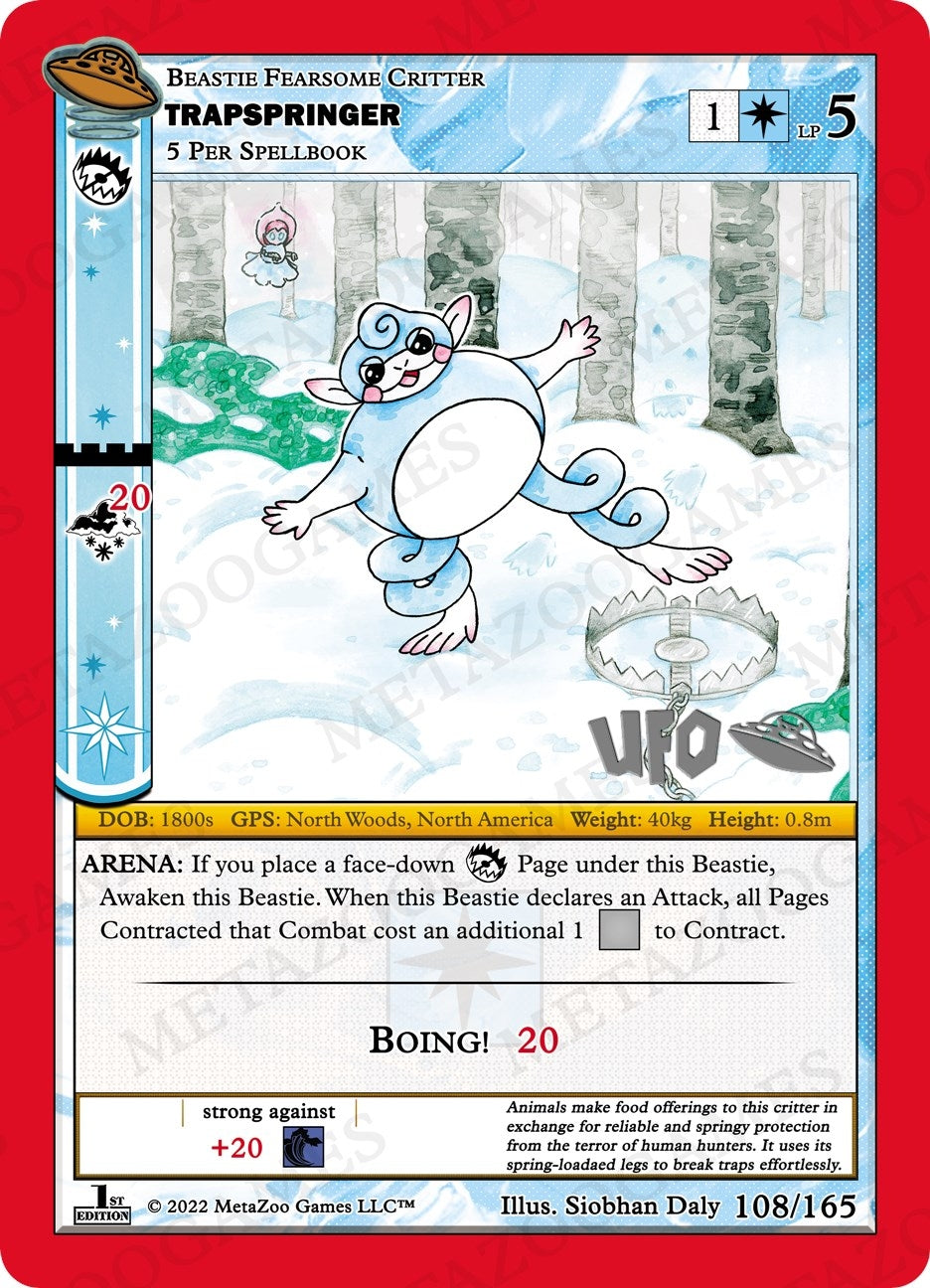 Image for Trapspringer (UFO: First Edition Spoiler Pack) (108/165) - MetaZoo