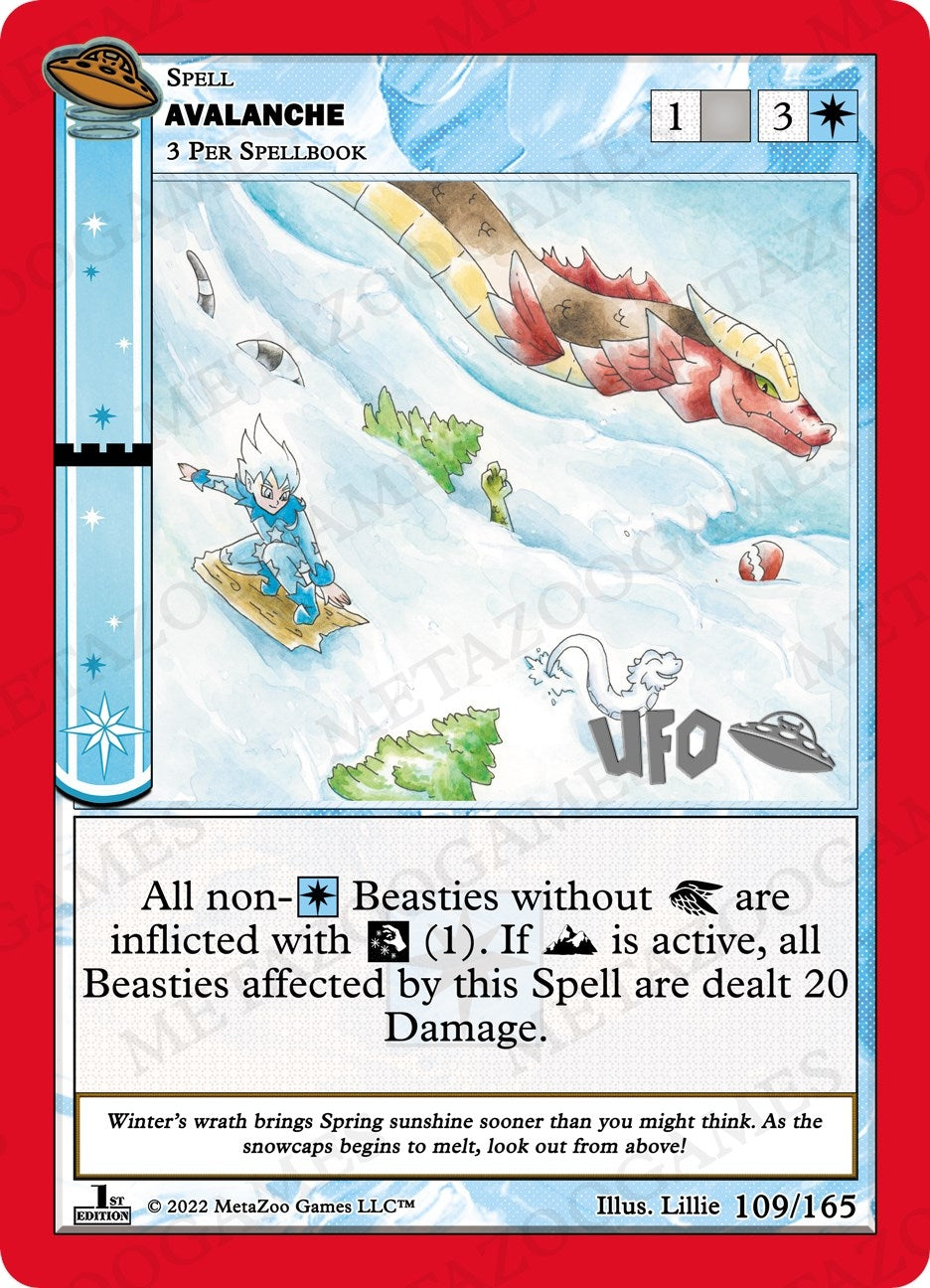 Image for Avalanche (UFO: First Edition Spoiler Pack) (109/165) - MetaZoo