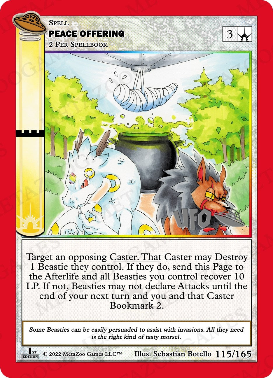 Image for Peace Offering (UFO: First Edition Spoiler Pack) (115/165) - MetaZoo