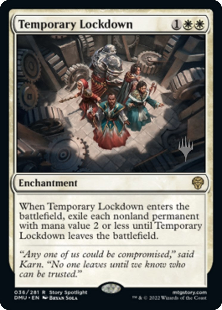 Image for Temporary Lockdown (Promo Pack: Dominaria United) (36) - Magic: The Gathering