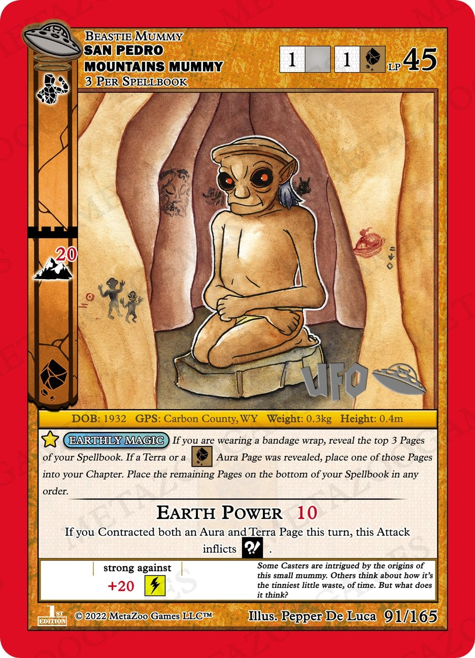 Image for San Pedro Mountains Mummy (UFO: First Edition Spoiler Pack) (091/165) - MetaZoo