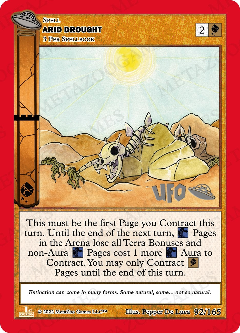 Image for Arid Drought (UFO: First Edition Spoiler Pack) (092/165) - MetaZoo