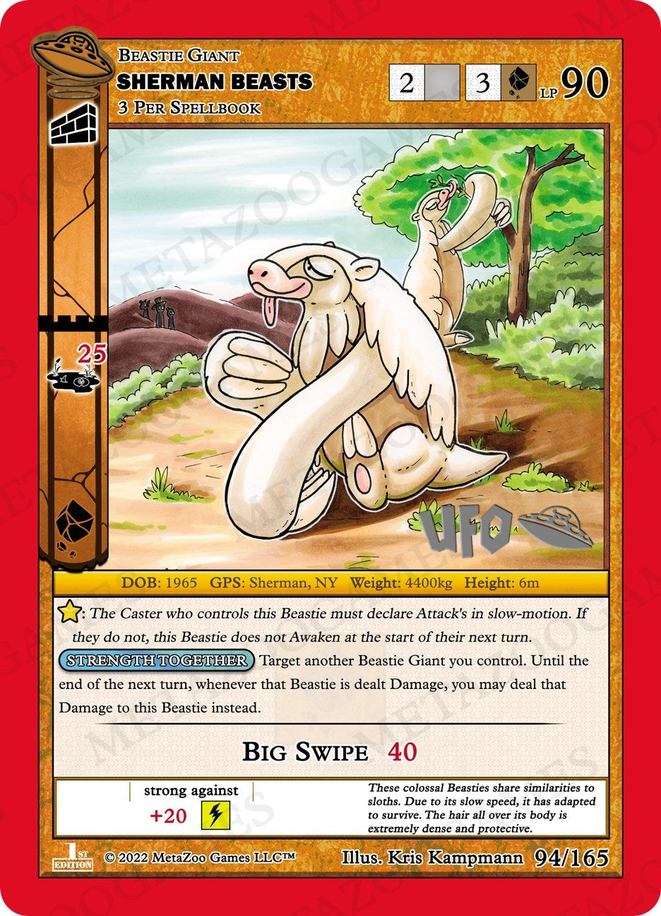 Image for Sherman Beasts (UFO: First Edition Spoiler Pack) (094/165) - MetaZoo