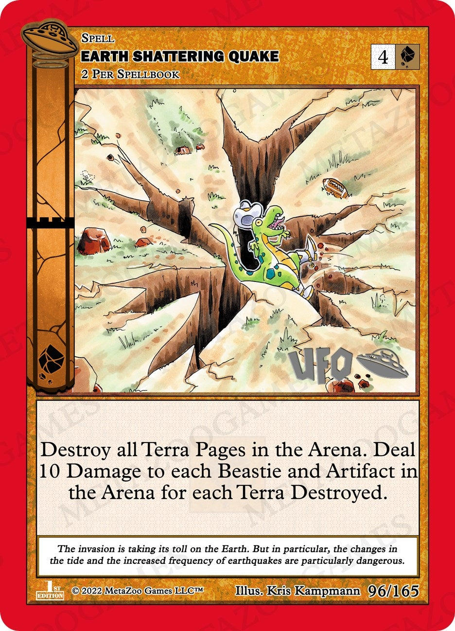 Image for Earth Shattering Quake (UFO: First Edition Spoiler Pack) (096/165) - MetaZoo