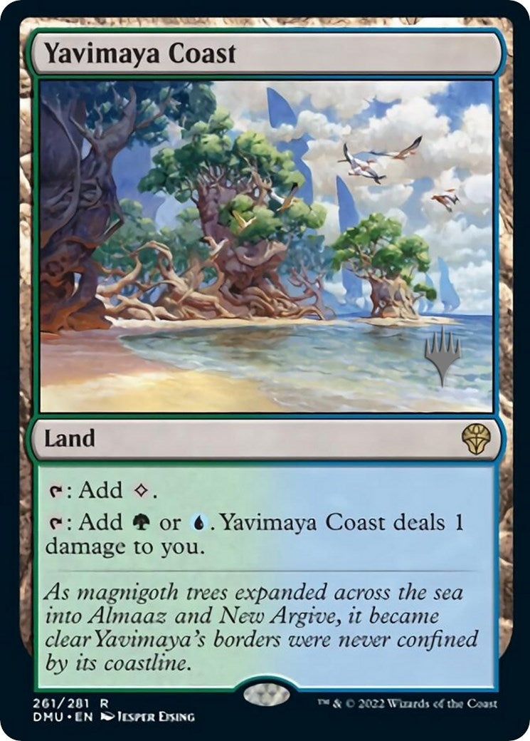 Image for Yavimaya Coast (Promo Pack: Dominaria United) (261) - Magic: The Gathering