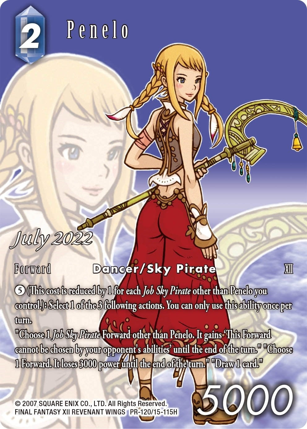 Image for Penelo (July 2022) (FF: Promo Cards) (PR-120/15-115H) - Final Fantasy TCG