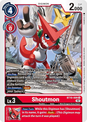 Image for Shoutmon (BT10) (10008)