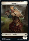 Image for Soldier // Badger Double-Sided Token (Dominaria United) (4 // 15) - Magic: The Gathering