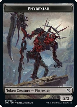 Image for Phyrexian // Knight Double-Sided Token (Dominaria United) (8 // 3) - Magic: The Gathering