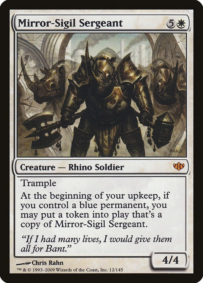 Image for Mirror-Sigil Sergeant (Conflux) (12) - Magic: The Gathering
