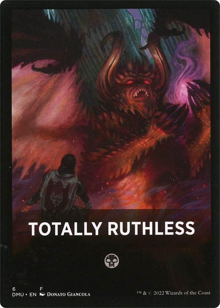 Image for Totally Ruthless Theme Card (Dominaria United) (6) - Magic: The Gathering