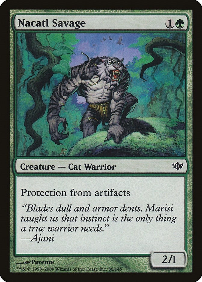 Image for Nacatl Savage (Conflux) (86) - Magic: The Gathering