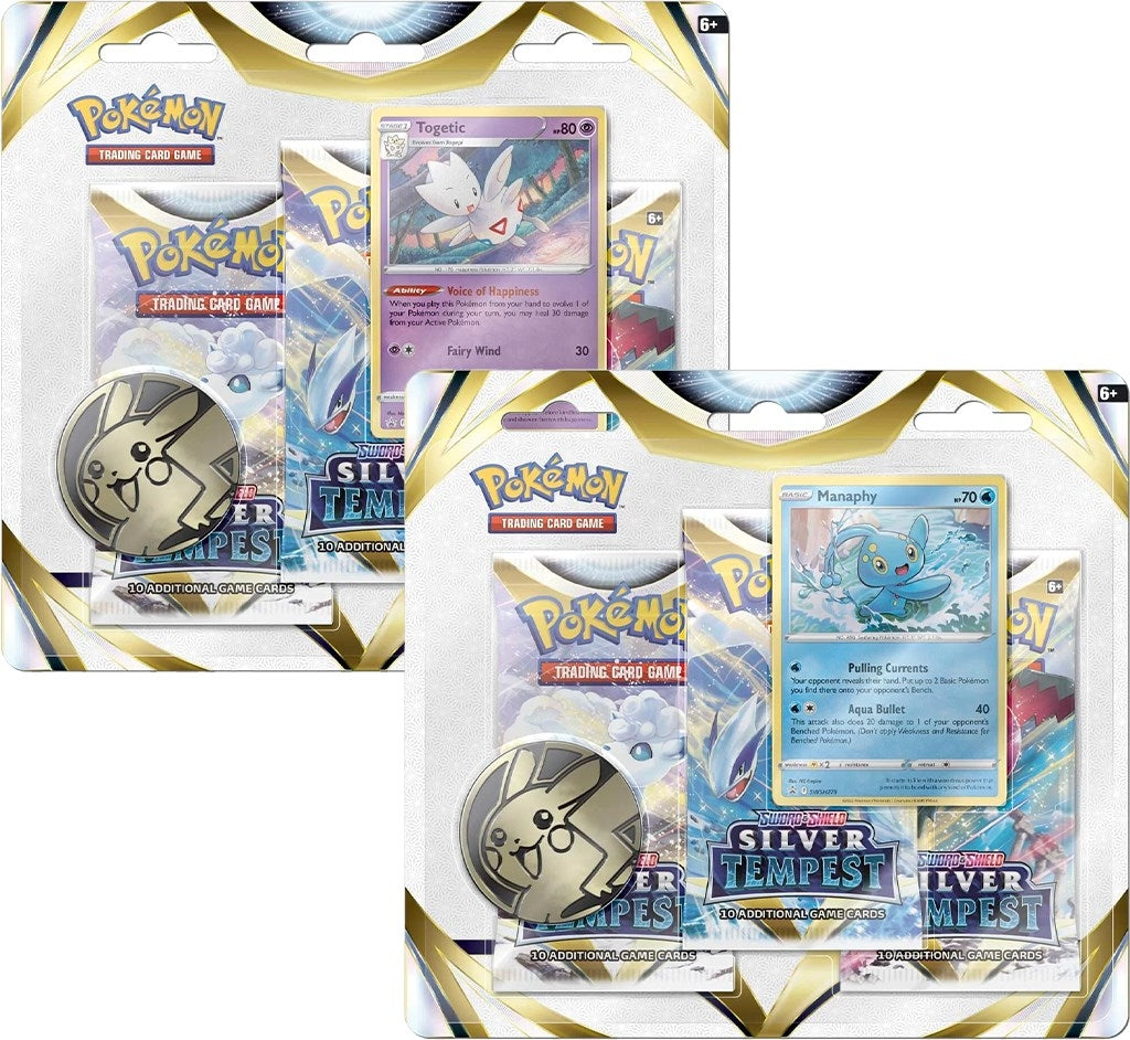 Image for Silver Tempest 3 Pack Blister [Set of 2] - Pokemon
