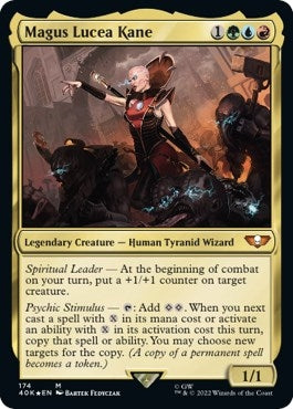 Image for Magus Lucea Kane (Universes Beyond: Warhammer 40,000) (174) - Magic: The Gathering