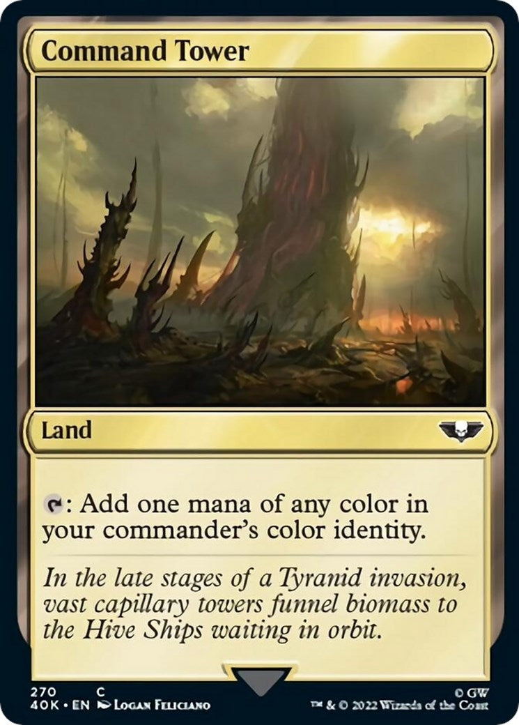 Image for Command Tower (270) (Universes Beyond: Warhammer 40,000) (270) - Magic: The Gathering