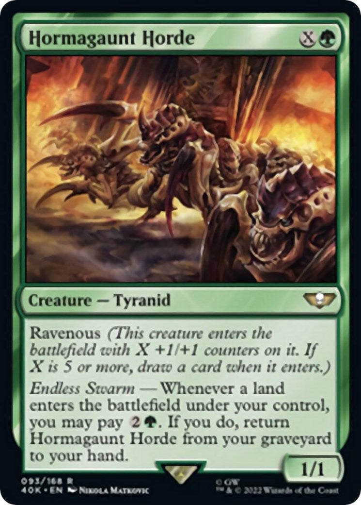 Image for Hormagaunt Horde (Surge Foil) (Universes Beyond: Warhammer 40,000) (93) - Magic: The Gathering