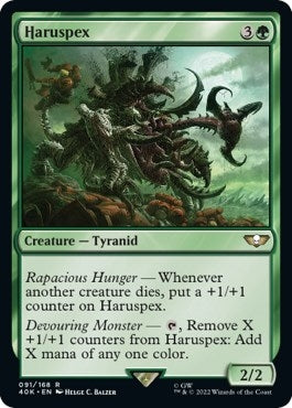 Image for Haruspex (Surge Foil) (Universes Beyond: Warhammer 40,000) (91) - Magic: The Gathering