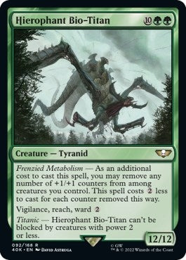 Image for Hierophant Bio-Titan (Universes Beyond: Warhammer 40,000) (92) - Magic: The Gathering