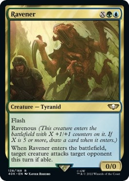 Image for Ravener (Universes Beyond: Warhammer 40,000) (138) - Magic: The Gathering