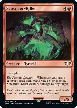 Image for Screamer-Killer (Surge Foil) (Universes Beyond: Warhammer 40,000) (84) - Magic: The Gathering