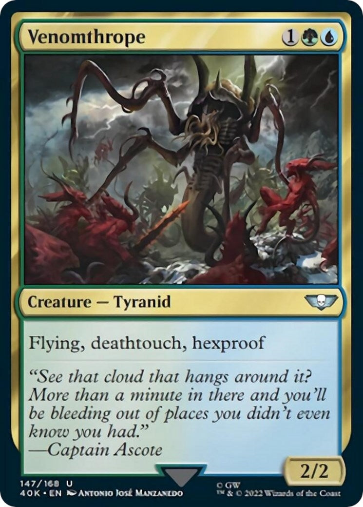 Image for Venomthrope (Surge Foil) (Universes Beyond: Warhammer 40,000) (147) - Magic: The Gathering