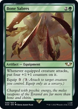 Image for Bone Sabres (Universes Beyond: Warhammer 40,000) (88) - Magic: The Gathering
