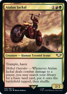 Image for Atalan Jackal (Universes Beyond: Warhammer 40,000) (105) - Magic: The Gathering