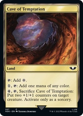 Image for Cave of Temptation (Surge Foil) (Universes Beyond: Warhammer 40,000) (267) - Magic: The Gathering