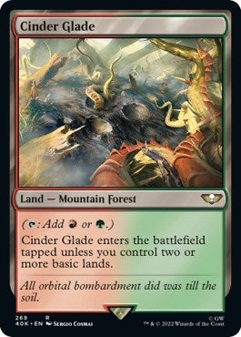 Image for Cinder Glade (Surge Foil) (Universes Beyond: Warhammer 40,000) (269) - Magic: The Gathering