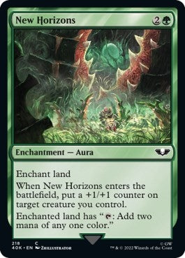 Image for New Horizons (Surge Foil) (Universes Beyond: Warhammer 40,000) (218) - Magic: The Gathering