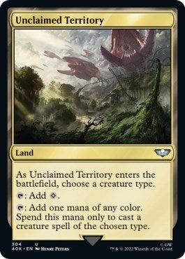 Image for Unclaimed Territory (Universes Beyond: Warhammer 40,000) (304) - Magic: The Gathering