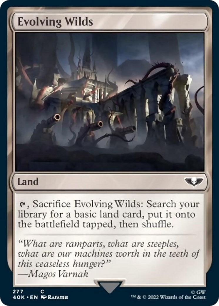 Image for Evolving Wilds (Universes Beyond: Warhammer 40,000) (277) - Magic: The Gathering