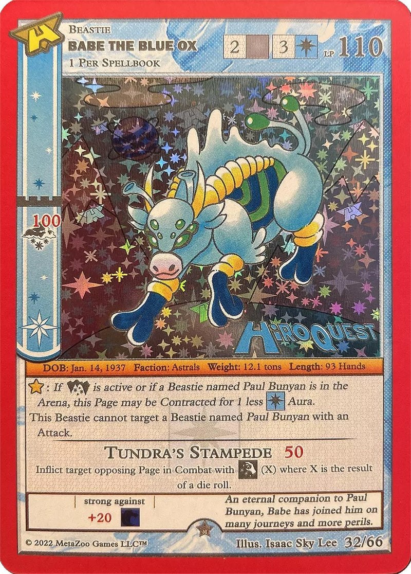 Image for Babe The Blue Ox (Hiroquest Promos) (32/66) - MetaZoo