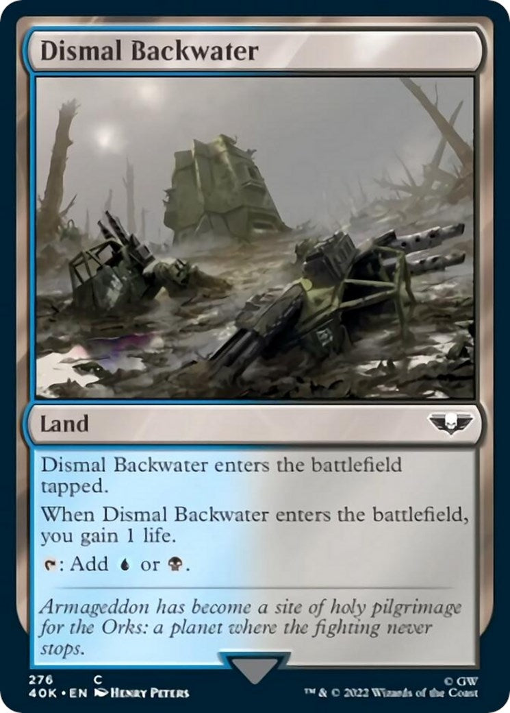 Image for Dismal Backwater (Universes Beyond: Warhammer 40,000) (276) - Magic: The Gathering